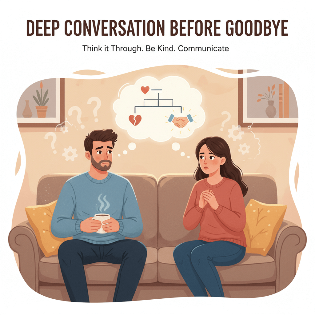 Make sure you want to break up